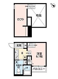 DolceVita春町 ワンルームの間取図画像