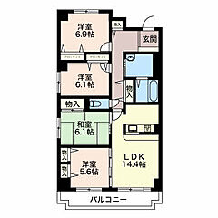 物件の間取り