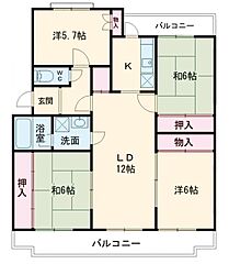 物件の間取り