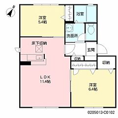 物件の間取り
