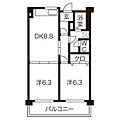 クレストコートあかしあ4階6.9万円