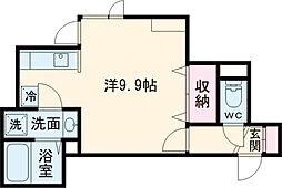 マリオネット恵庭South 1Kの間取図画像