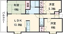 物件の間取り