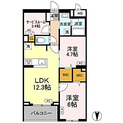 物件の間取り