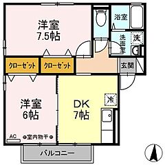 物件の間取り