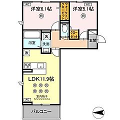 物件の間取り