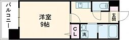 グランドエステート新町 1Kの間取図画像
