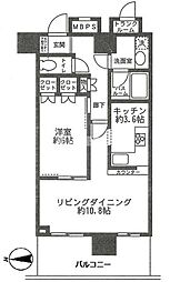 クリオレジダンスタワー横濱鶴ケ峰 1LDKの間取図画像
