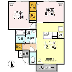 物件の間取り