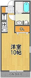 ロイヤルコート芳賀 ワンルームの間取図画像