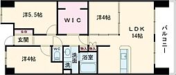 ライオンズマンション奈良 3LDKの間取図画像