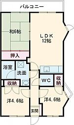 三愛シティライフ春日 3LDKの間取図画像