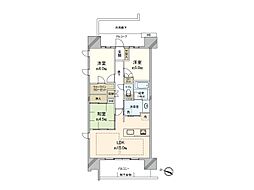 パークホームズノースゲートスクエア 3LDKの間取図画像
