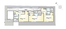 オーチェ上尾 1Kの間取図画像