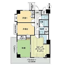 ライオンズマンション伊勢原第3 3LDKの間取図画像