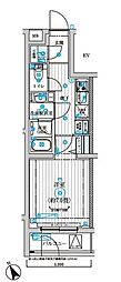 調布市上石原1丁目マンション 1Kの間取図画像