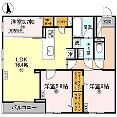 物件の間取り