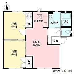 物件の間取り