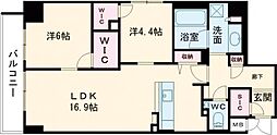 ラヴィーナ奈良 2LDKの間取図画像