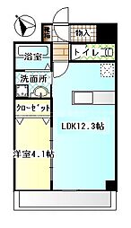 M'sドリーム10 1LDKの間取図画像