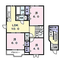 S.K.M.21 3LDKの間取図画像