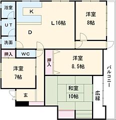 物件の間取り
