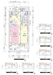 プレサンス栄ライズ 1LDKの間取図画像