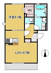 OTT'SHIRO3B 1LDKの間取図画像