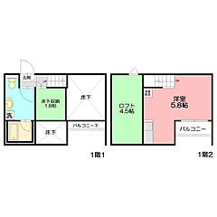 物件の間取り