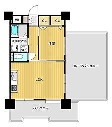 メゾン・ド・メナージュ 1LDKの間取図画像