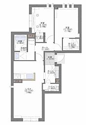 plancher西新 2LDKの間取図画像