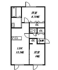 物件の間取り