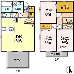グレースガーデンE 3LDKの間取図画像