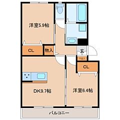 物件の間取り