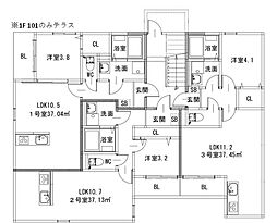 IORIE(イオリエ) 1LDKの間取図画像