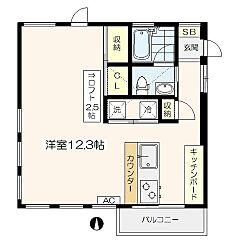 物件の間取り