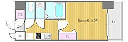 (仮称)北本町1丁目PJ 1Kの間取図画像