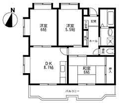物件の間取り