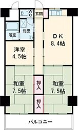 ラフェスタ加西 3LDKの間取図画像