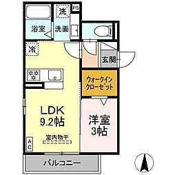 raum Y 1LDKの間取図画像