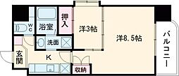 メゾン山城 2Kの間取図画像