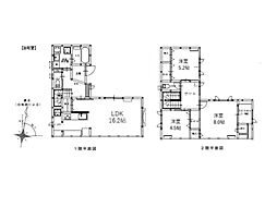 グランメゾンクレスト東吉津I 3LDKの間取図画像
