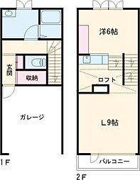 N.M.S 1LDKの間取図画像