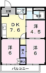 物件の間取り