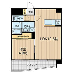FRAISEHONJO 1LDKの間取図画像