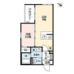 robot home 滝井(ロボットホーム タ 1LDKの間取図画像