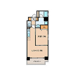 GRANDEPONTE泉 1LDKの間取図画像