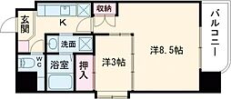 メゾン山城 2Kの間取図画像
