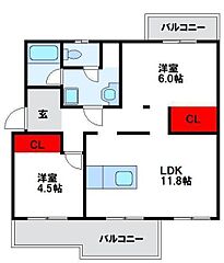 物件の間取り