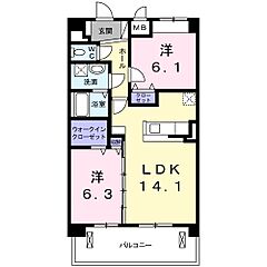 物件の間取り